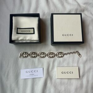Brand New Authentic Gucci Britt Sterling Silver Bracelet